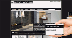 Desktop Screenshot of fliesen-weickert.de